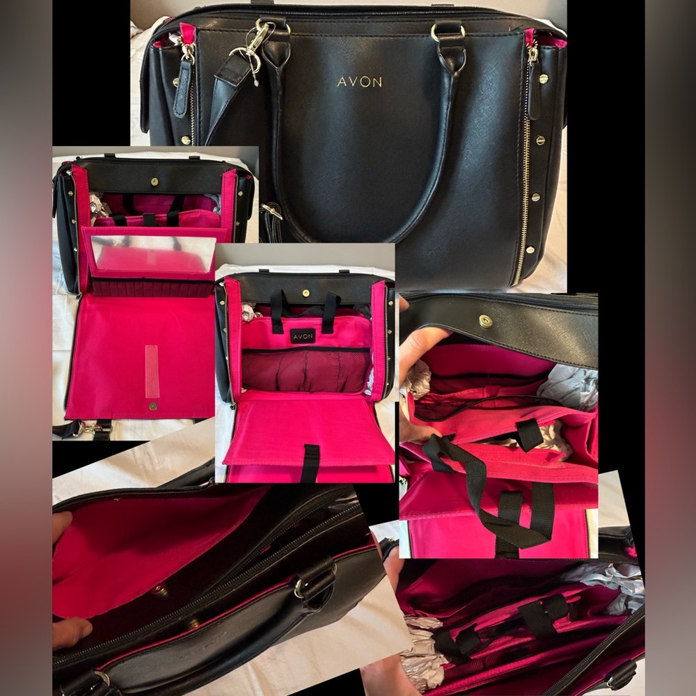 New! Avon Business Tote/ Cosmetics Bag